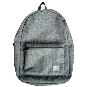 Hershel Settlement Backpack Bag Gray Red Crosshatch Tote Classic Travel Zipper